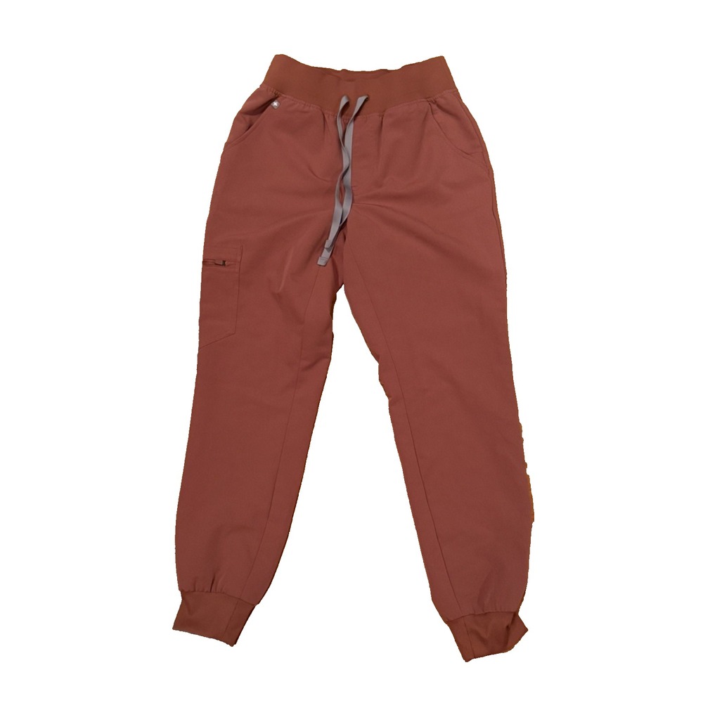 FIGS Women's Size XXS Petite High Waisted Zamora Scrub Pants Mauve